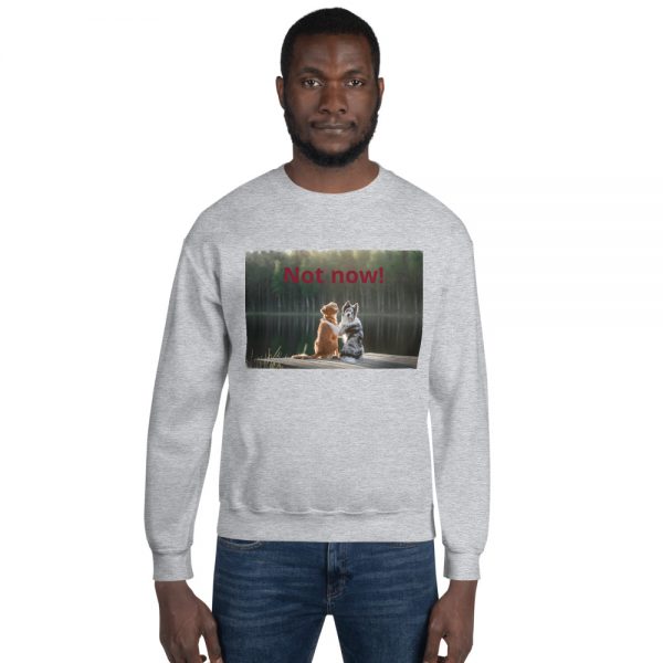 Unisex Sweatshirt Not now! - Image 6