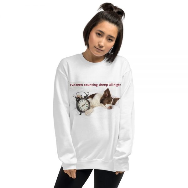 Unisex Sweatshirt Counting Sheep - Image 2