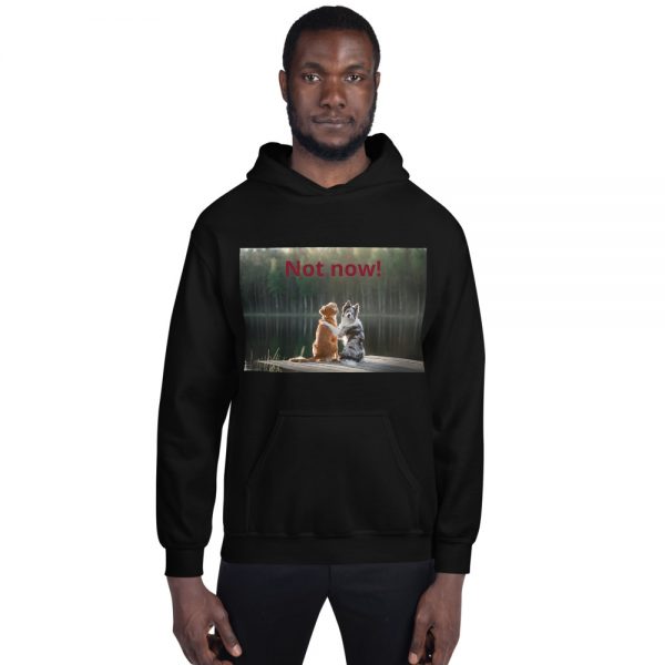 Unisex Hoodie Not now! - Image 3