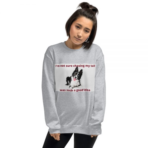 Unisex Sweatshirt Chasing Tail - Image 3