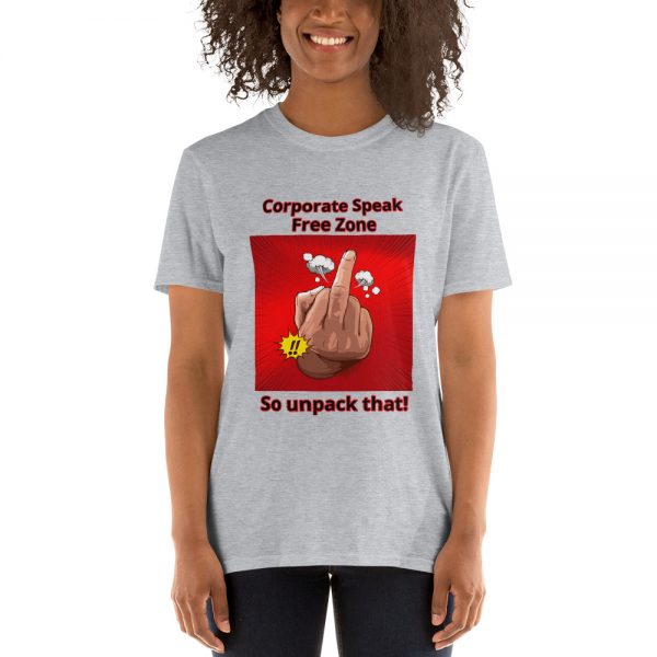 Short-Sleeve Unisex T-Shirt  Corporate Speak - Image 4