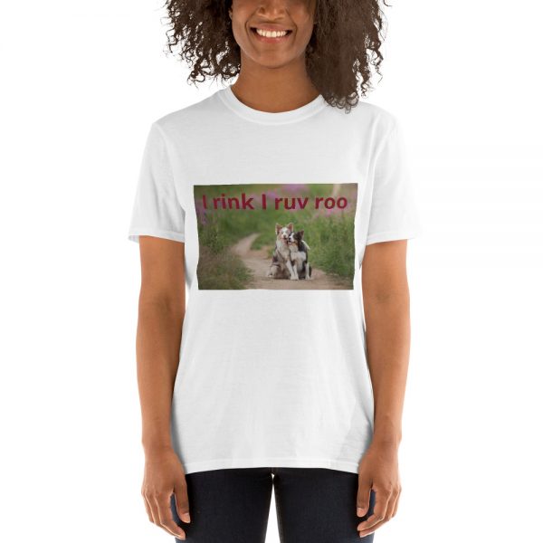 Short-Sleeve Unisex T-Shirt I rink I ruv roo